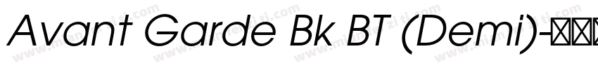 Avant Garde Bk BT (Demi)字体转换